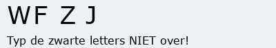 Bevestigingscode