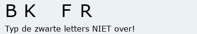 Bevestigingscode
