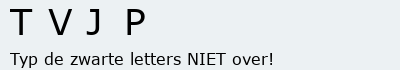 Bevestigingscode