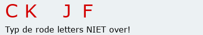 Bevestigingscode