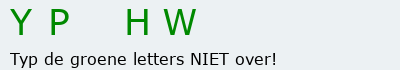 Bevestigingscode