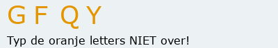 Bevestigingscode