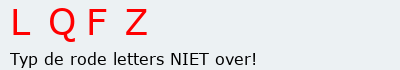 Bevestigingscode