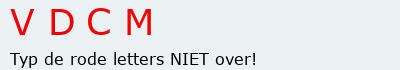 Bevestigingscode
