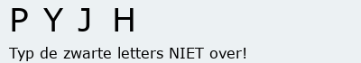 Bevestigingscode