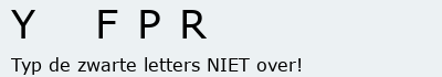 Bevestigingscode