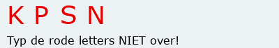 Bevestigingscode