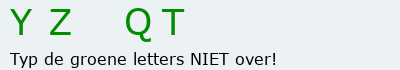Bevestigingscode
