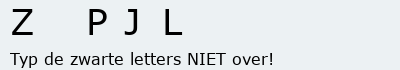 Bevestigingscode