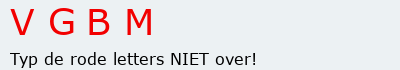 Bevestigingscode