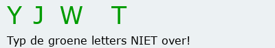 Bevestigingscode