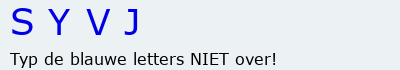 Bevestigingscode