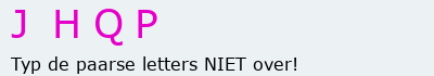 Bevestigingscode