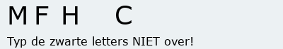 Bevestigingscode