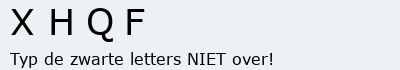 Bevestigingscode