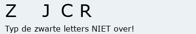Bevestigingscode