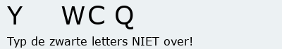 Bevestigingscode