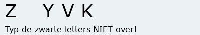 Bevestigingscode