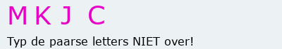 Bevestigingscode