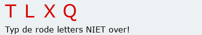 Bevestigingscode