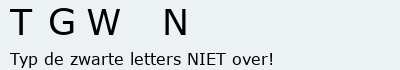 Bevestigingscode