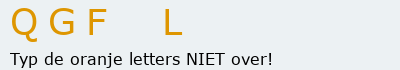 Bevestigingscode