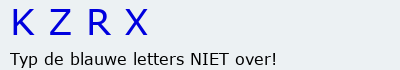 Bevestigingscode