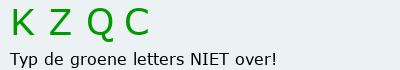 Bevestigingscode