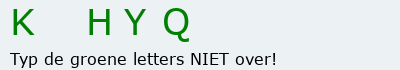 Bevestigingscode