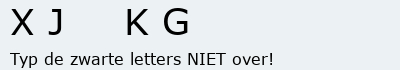 Bevestigingscode