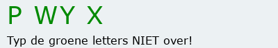 Bevestigingscode
