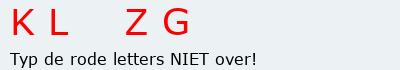 Bevestigingscode