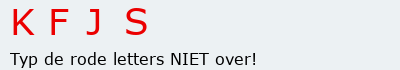 Bevestigingscode