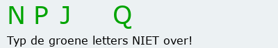 Bevestigingscode