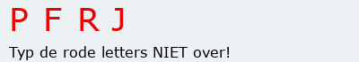 Bevestigingscode