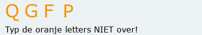 Bevestigingscode