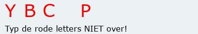 Bevestigingscode