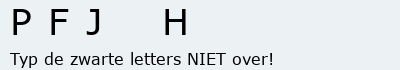Bevestigingscode