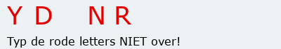 Bevestigingscode