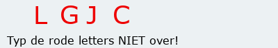 Bevestigingscode
