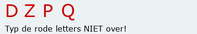 Bevestigingscode