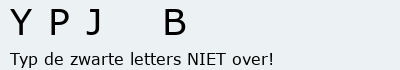 Bevestigingscode