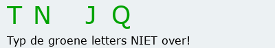 Bevestigingscode