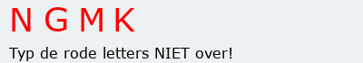 Bevestigingscode