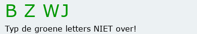 Bevestigingscode