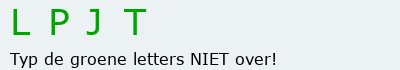 Bevestigingscode