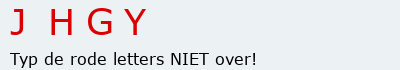 Bevestigingscode