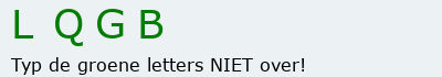 Bevestigingscode