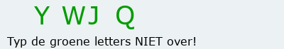 Bevestigingscode