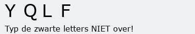 Bevestigingscode